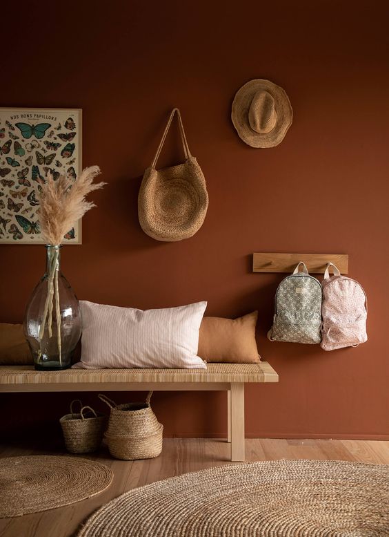 Boho Style with Terracotta Accents