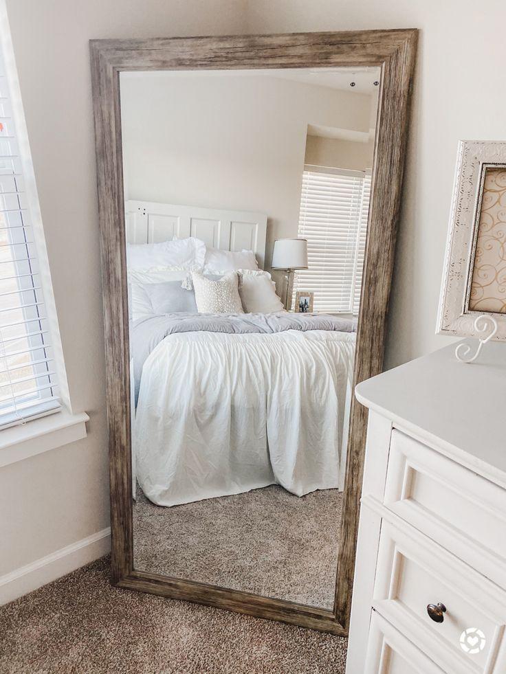 Modern Frameless Mirror with Bold Lines