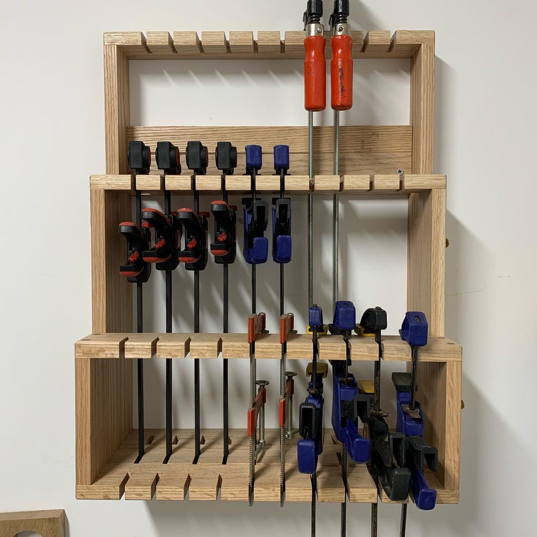 Slot-Away Clamp Storage