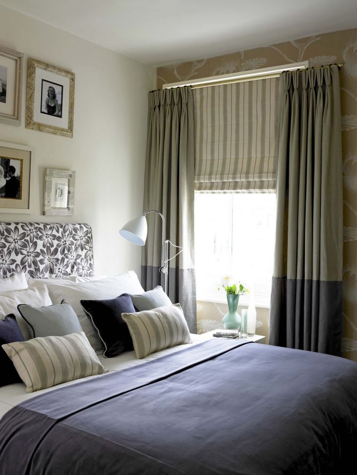 Layered Bedroom Curtains in Subtle Neutral Tones