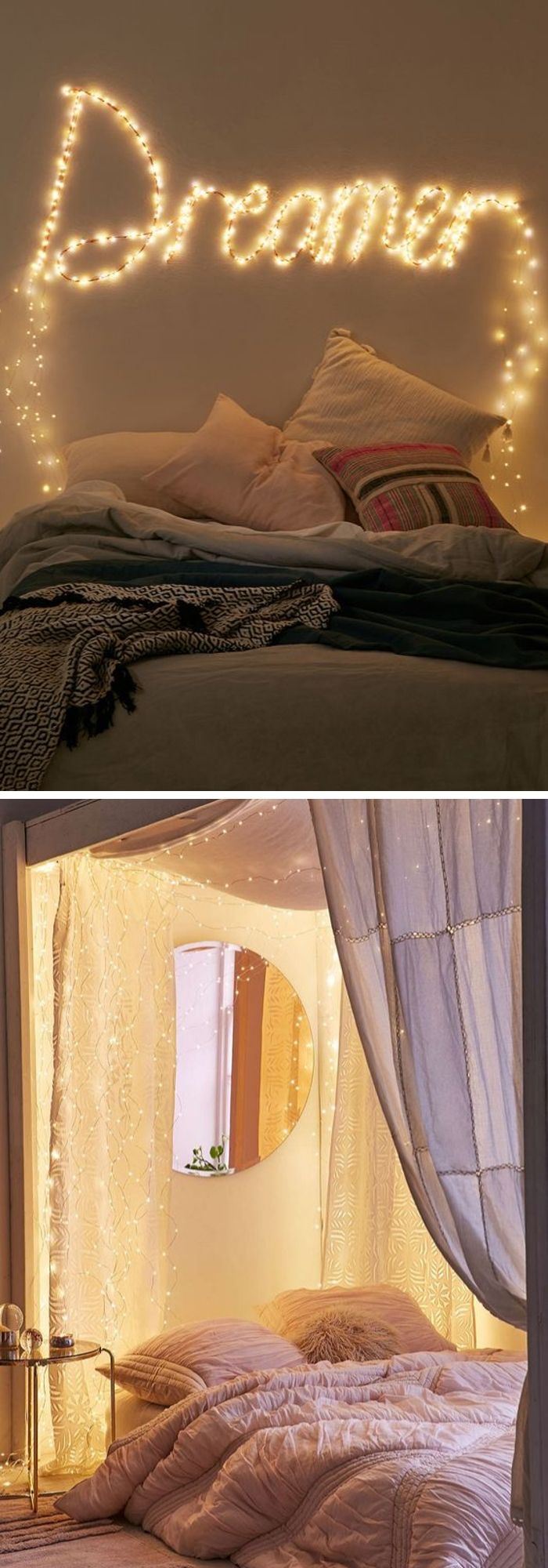 Cozy Rustic Bedroom with Ambient Glow