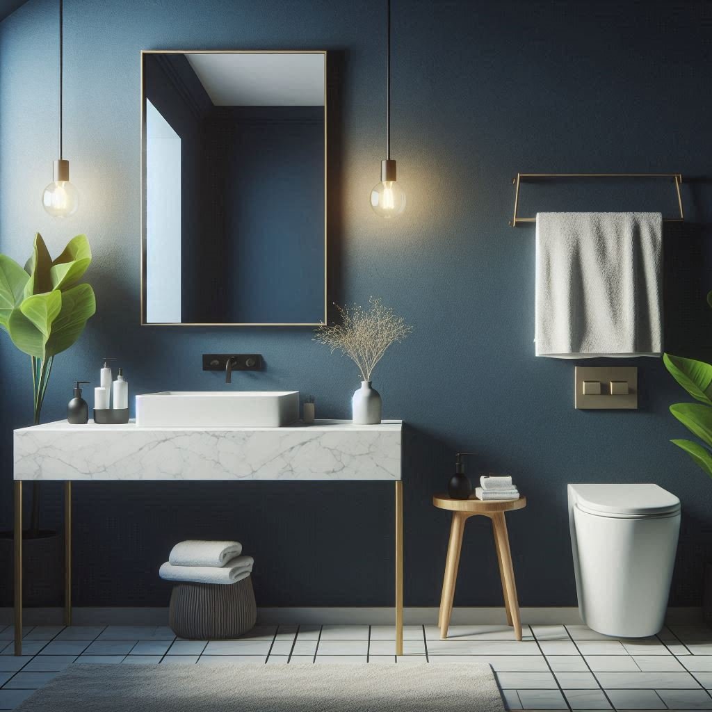 Coastal Serenity with Subway Tile Walls