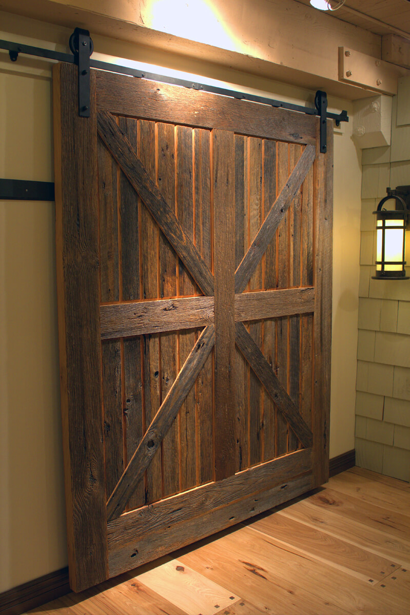 Weathered Elegance Barn Door