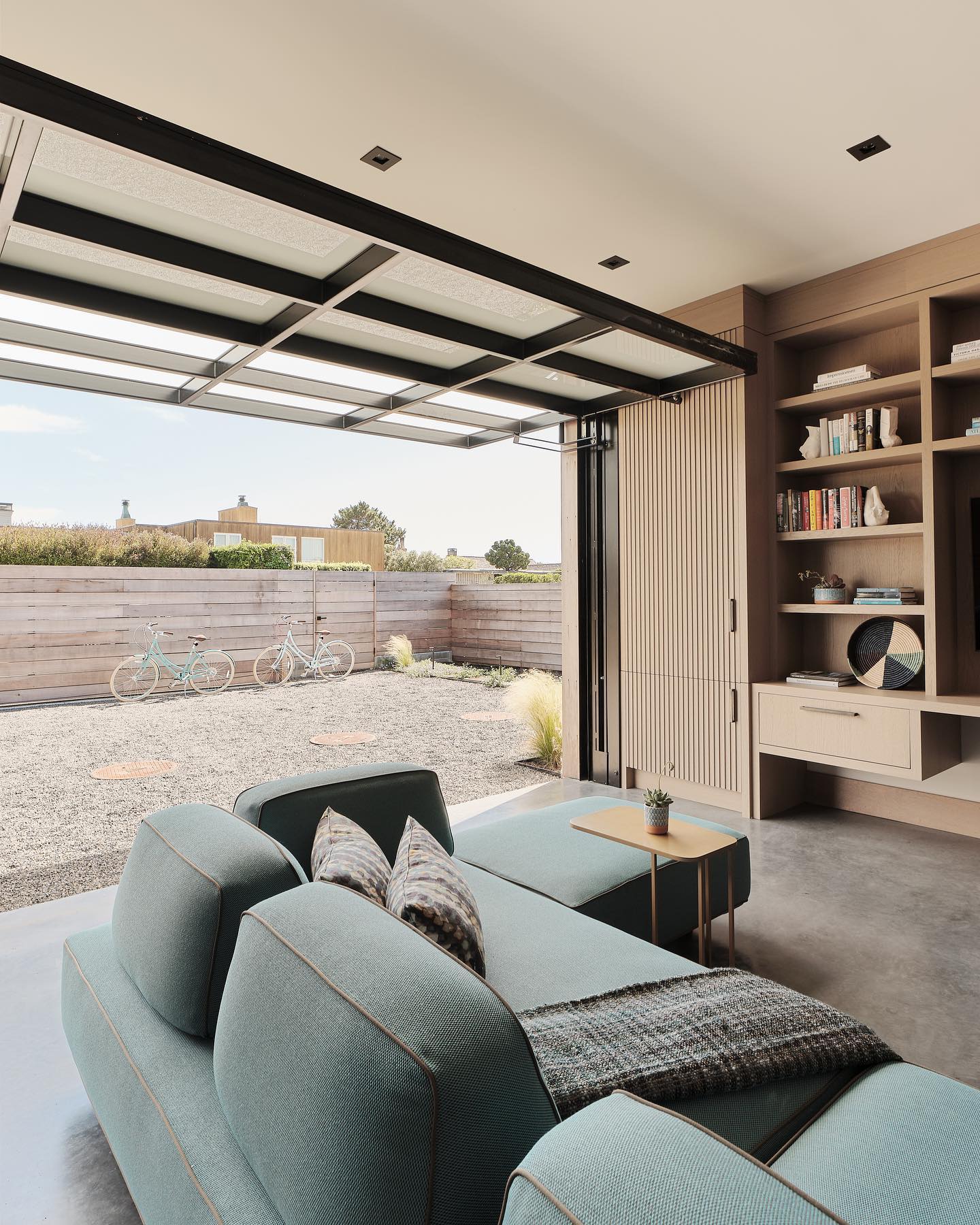Garage Hangout with Casual Industrial Flair