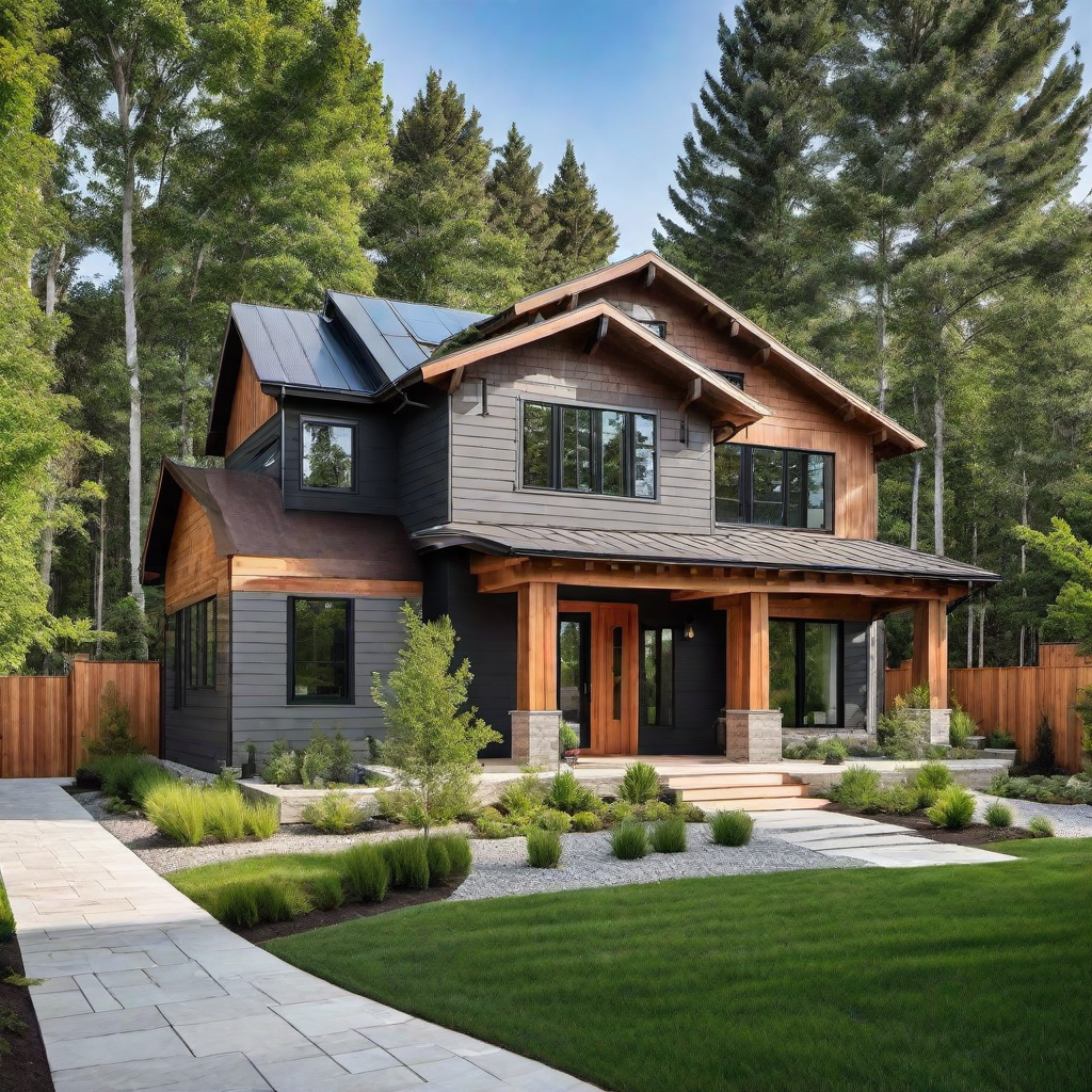 Contemporary Barndominium with Oversized Sliding Doors