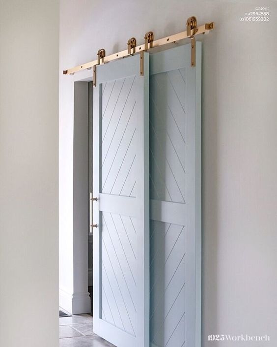 Scandi-Industrial Sliding Barn Door