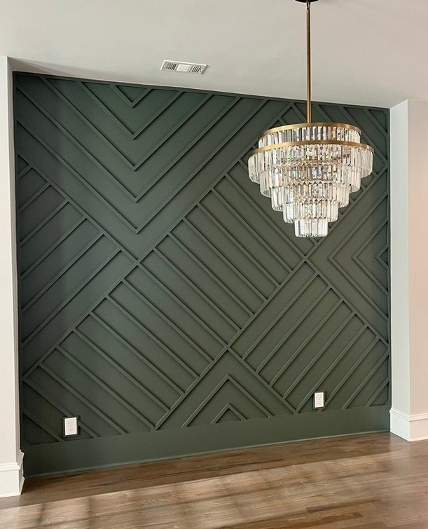 Eclectic Artistic Flair – Colorful Abstract Accent Wall