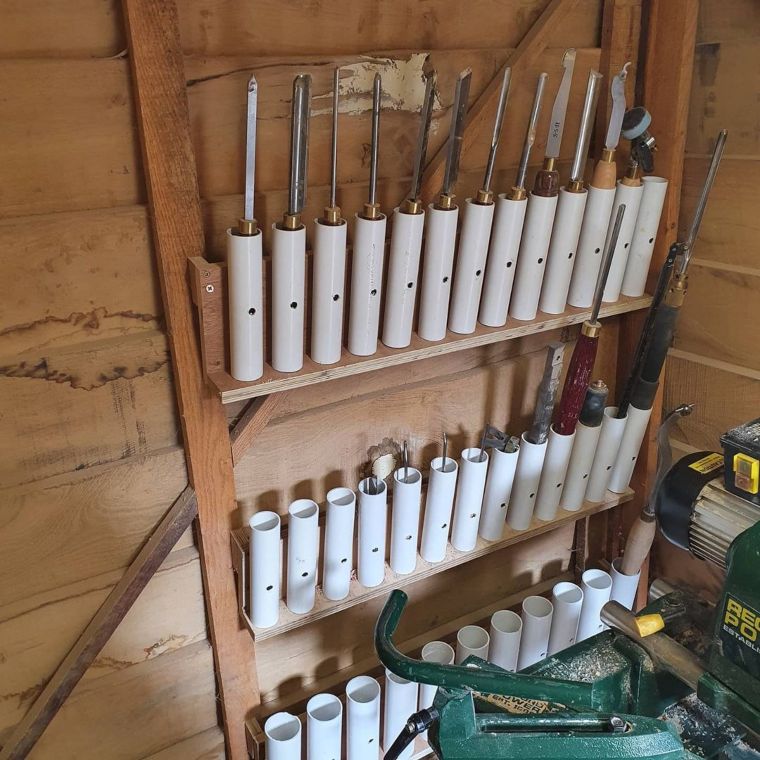 PVC Pipe Shelves for Budget-Friendly Garage Storage