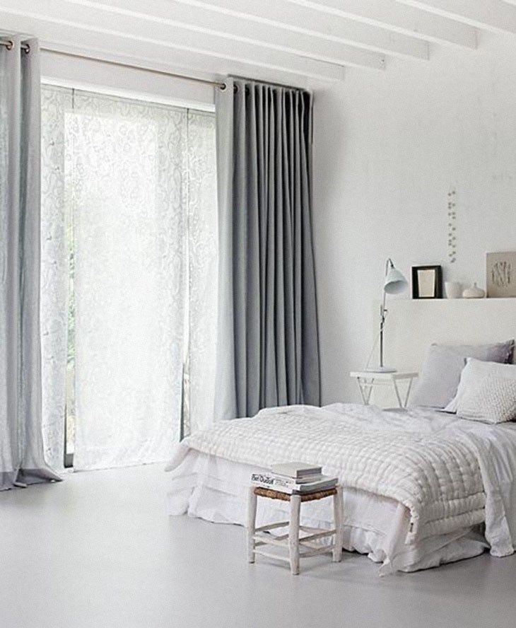 Contemporary Bedroom Curtains with Bold Patterns
