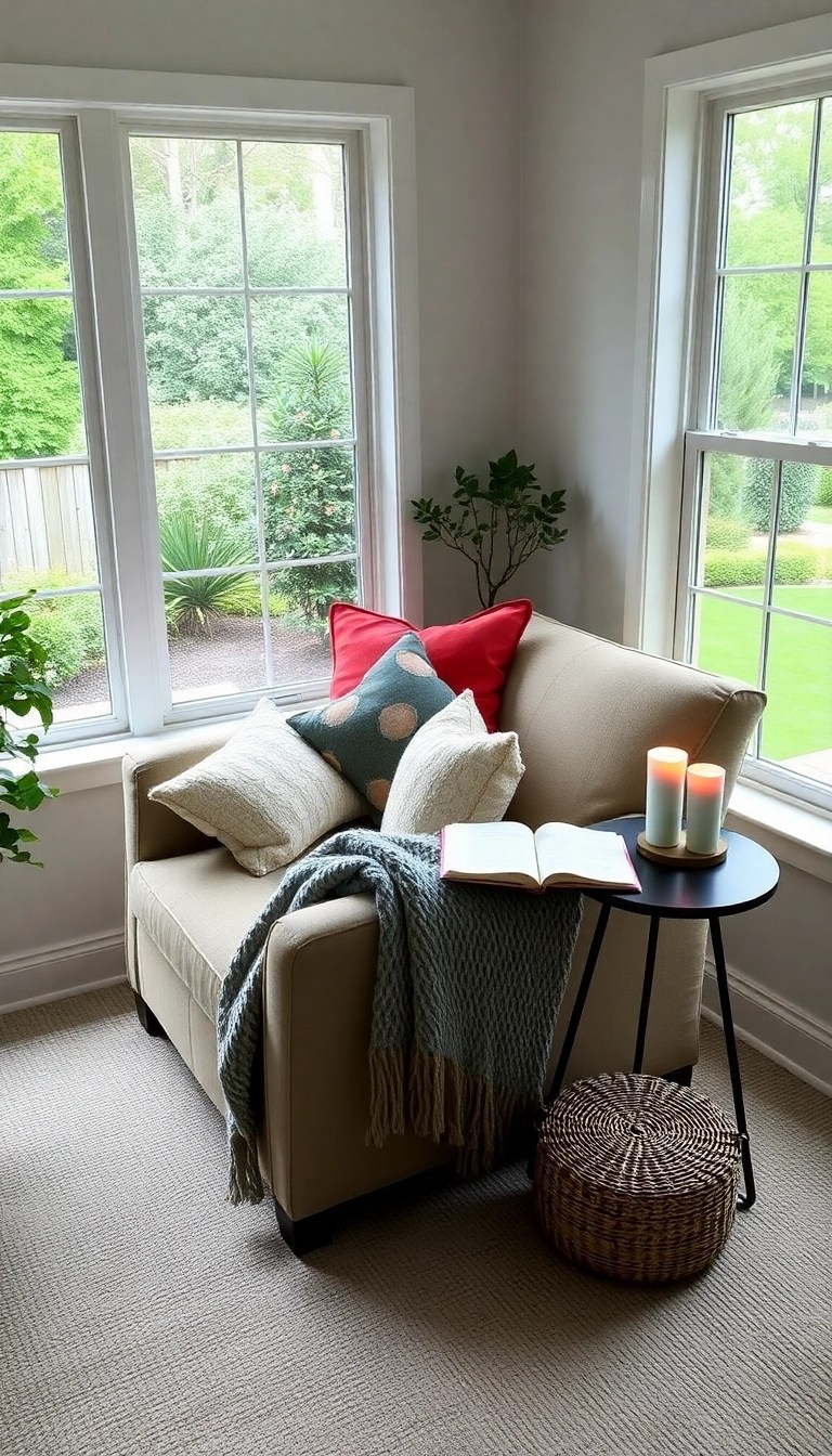 Studio Apartment Decor with Warm Tones and Stylish Functionality
