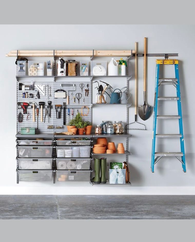 Floating Metal Shelves for Industrial Flair