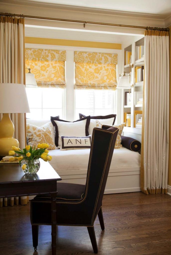 Quaint Reading Nook with Built-In Functionality