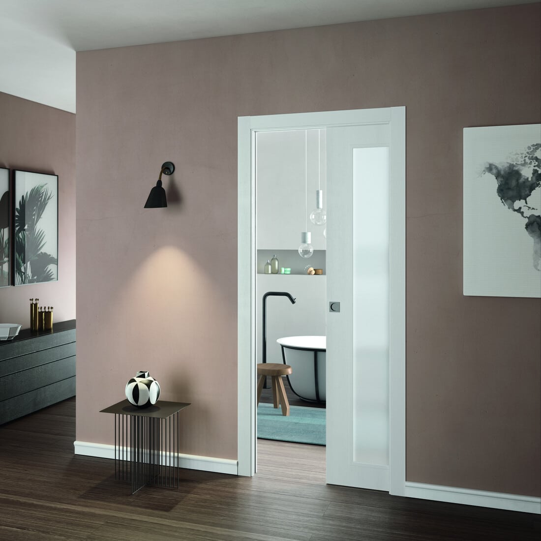 Modern Light-Filled Sliding Door
