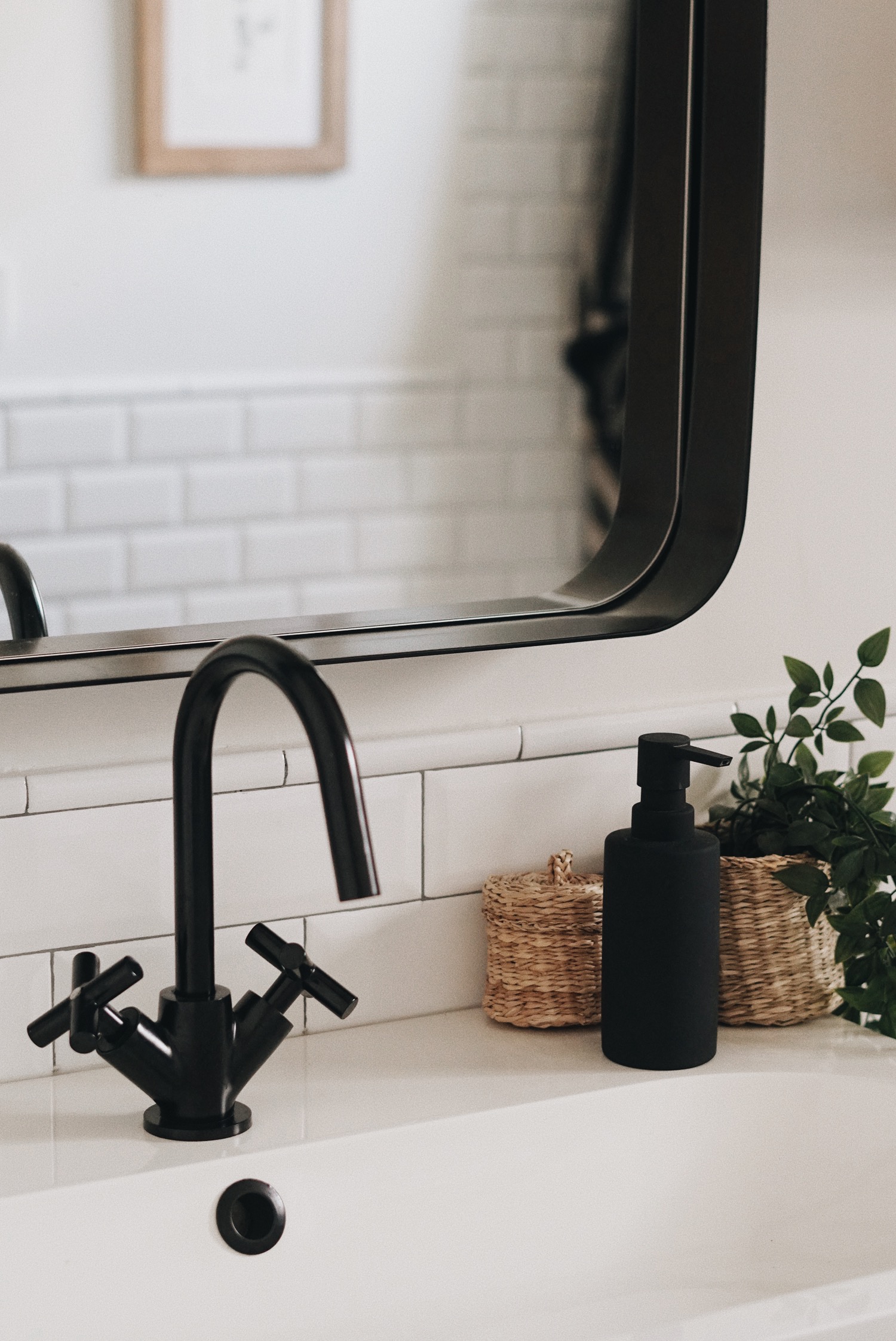 Rustic Bathroom with Vintage Flair and Open Shelving