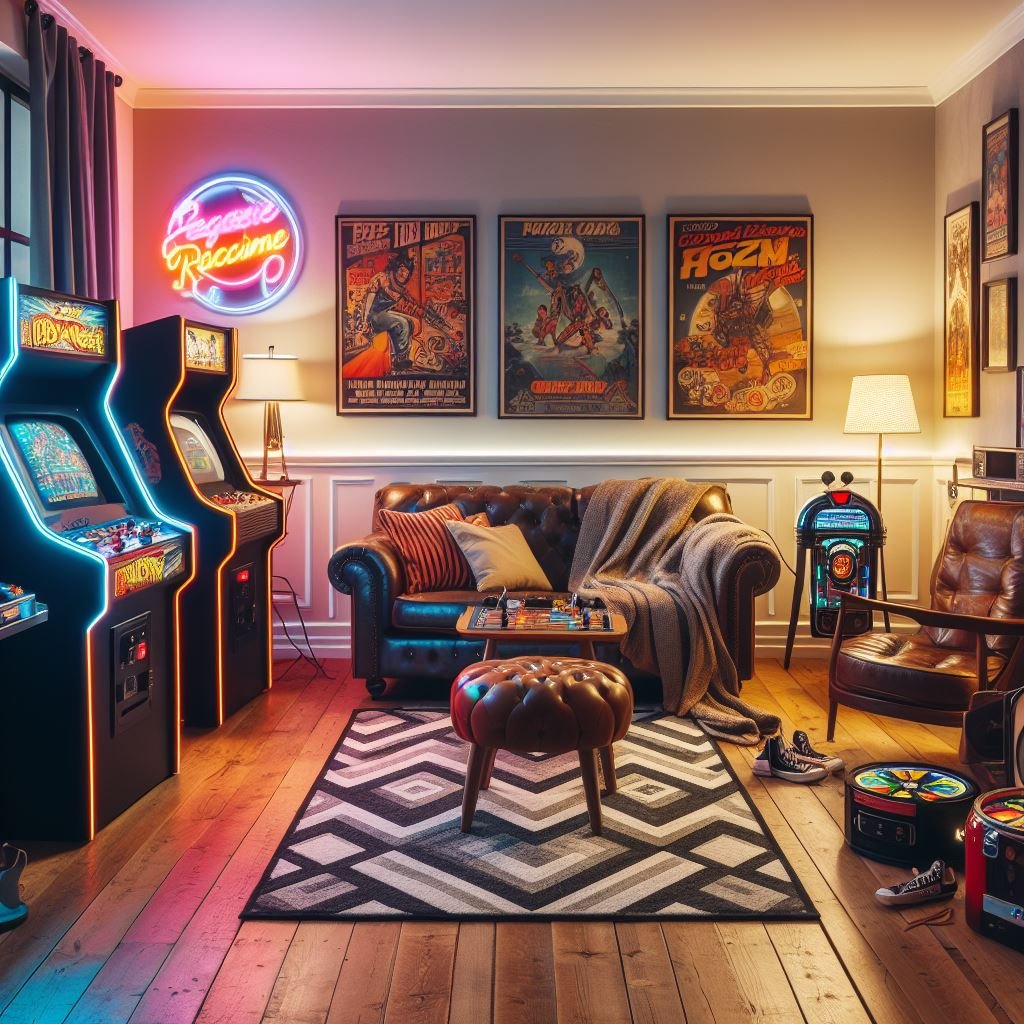 Modern Minimalist Gaming Nook