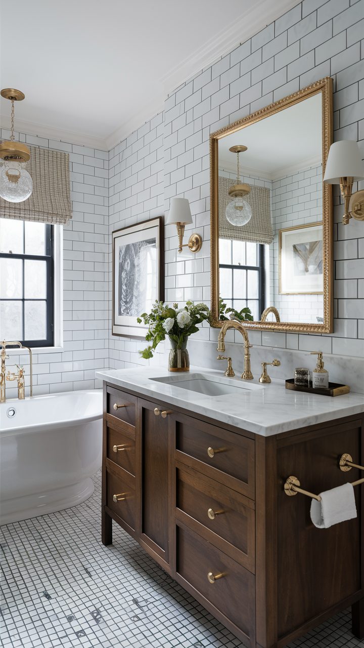 Compact Layout with Sleek Corner Fixtures