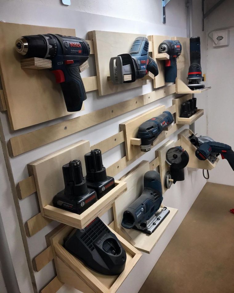 A French Cleat Wall for Versatile Tool Storage