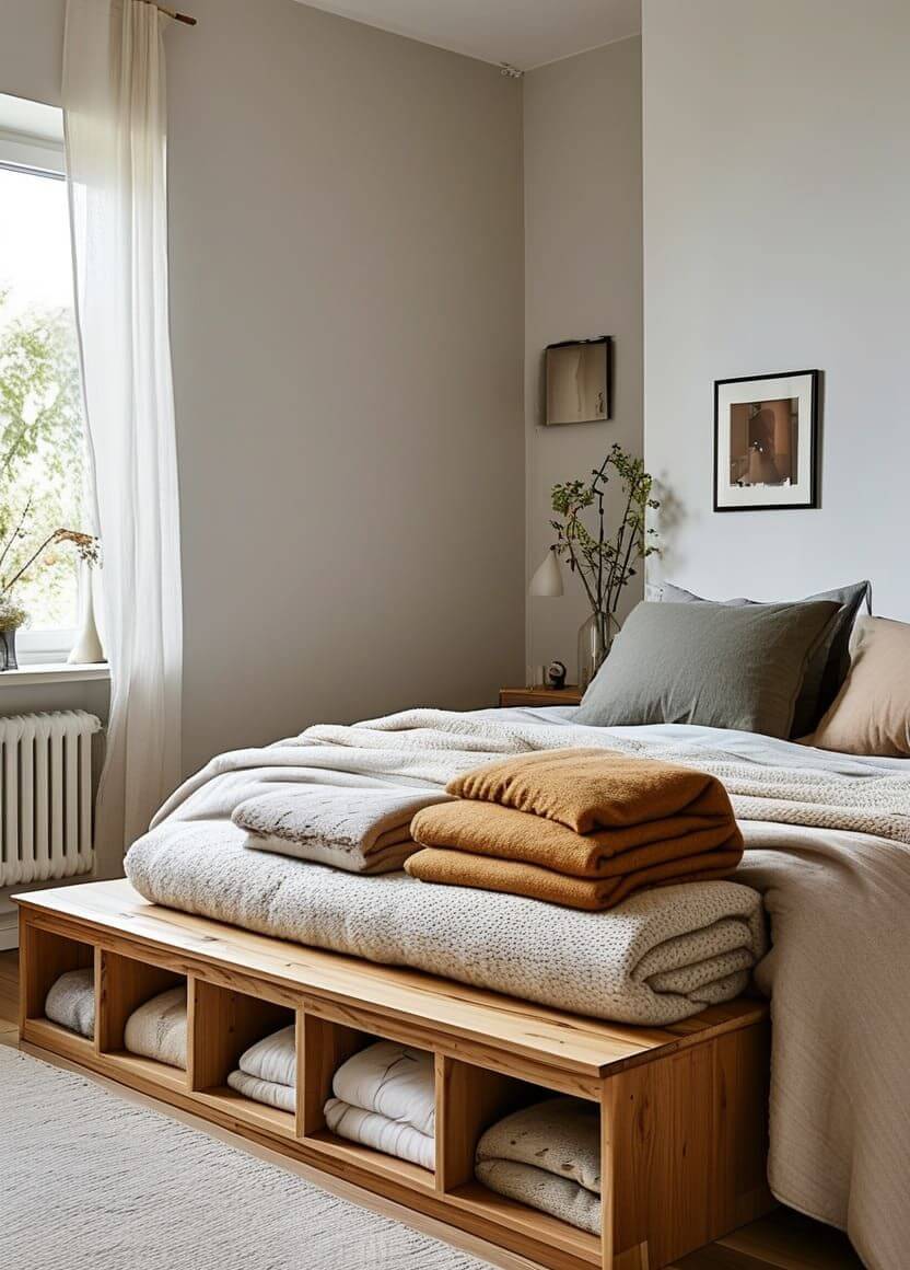 Small Wardrobe Storage System for Bedrooms