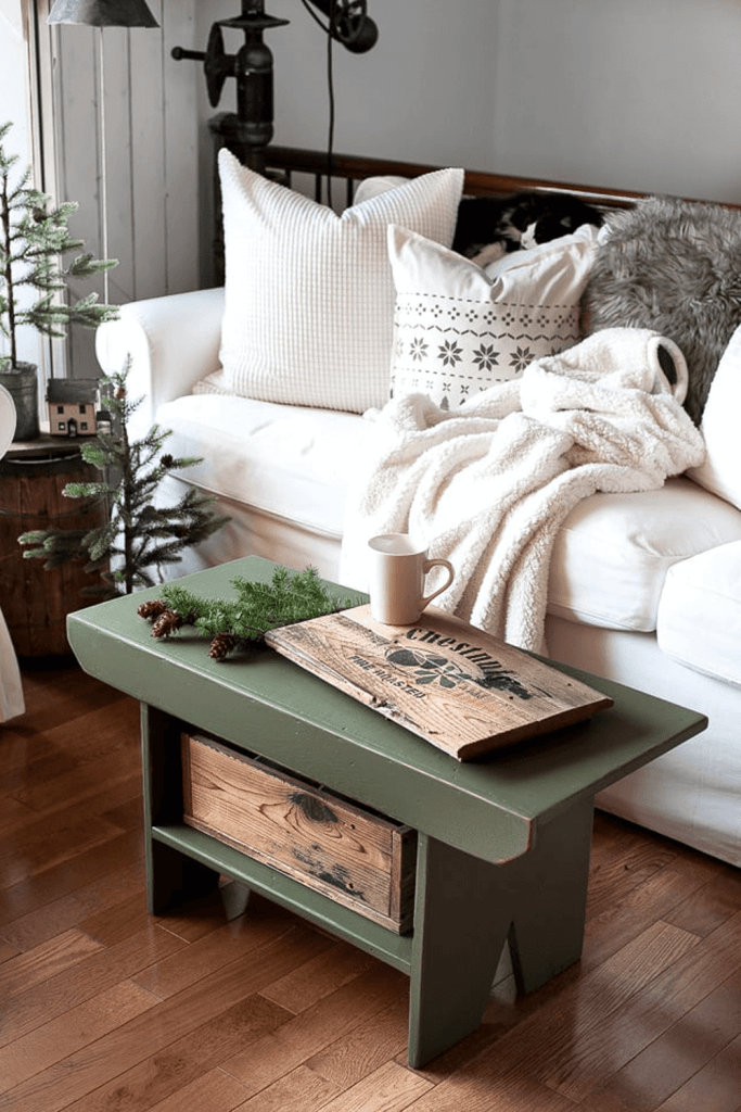 Chic Festive Apartment Living Room