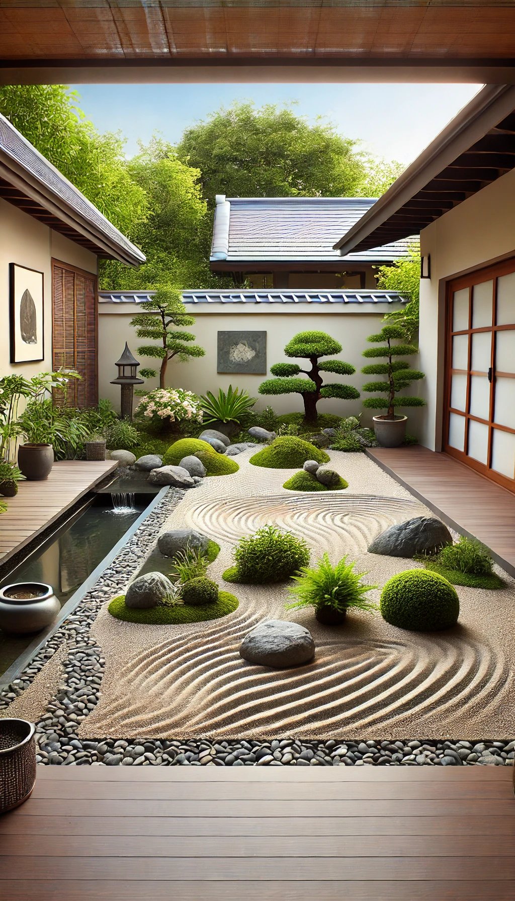 Multi-Tiered Backyard with Privacy and Ambience