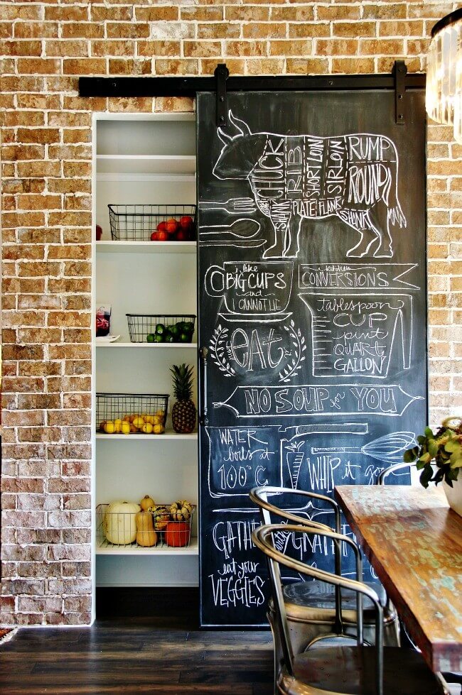Farmhouse Door with Aged Patina