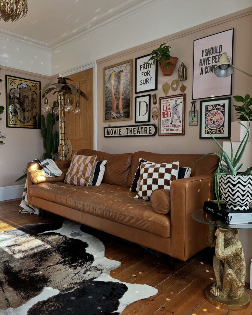 Cozy Modern Aesthetic – Honeycomb Wood Panels