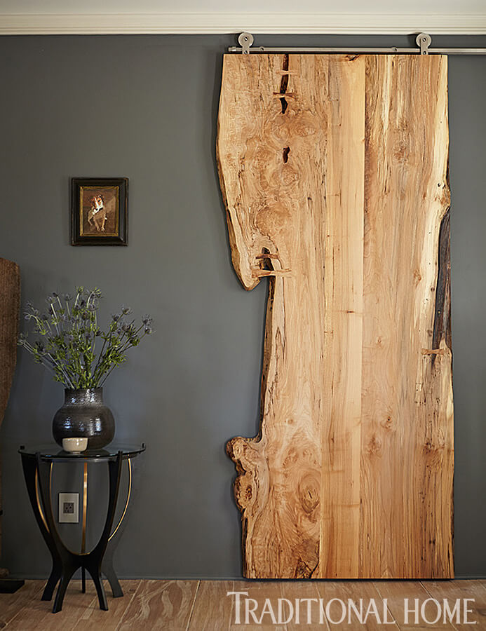 Rustic Barn Door with Sliding Elegance