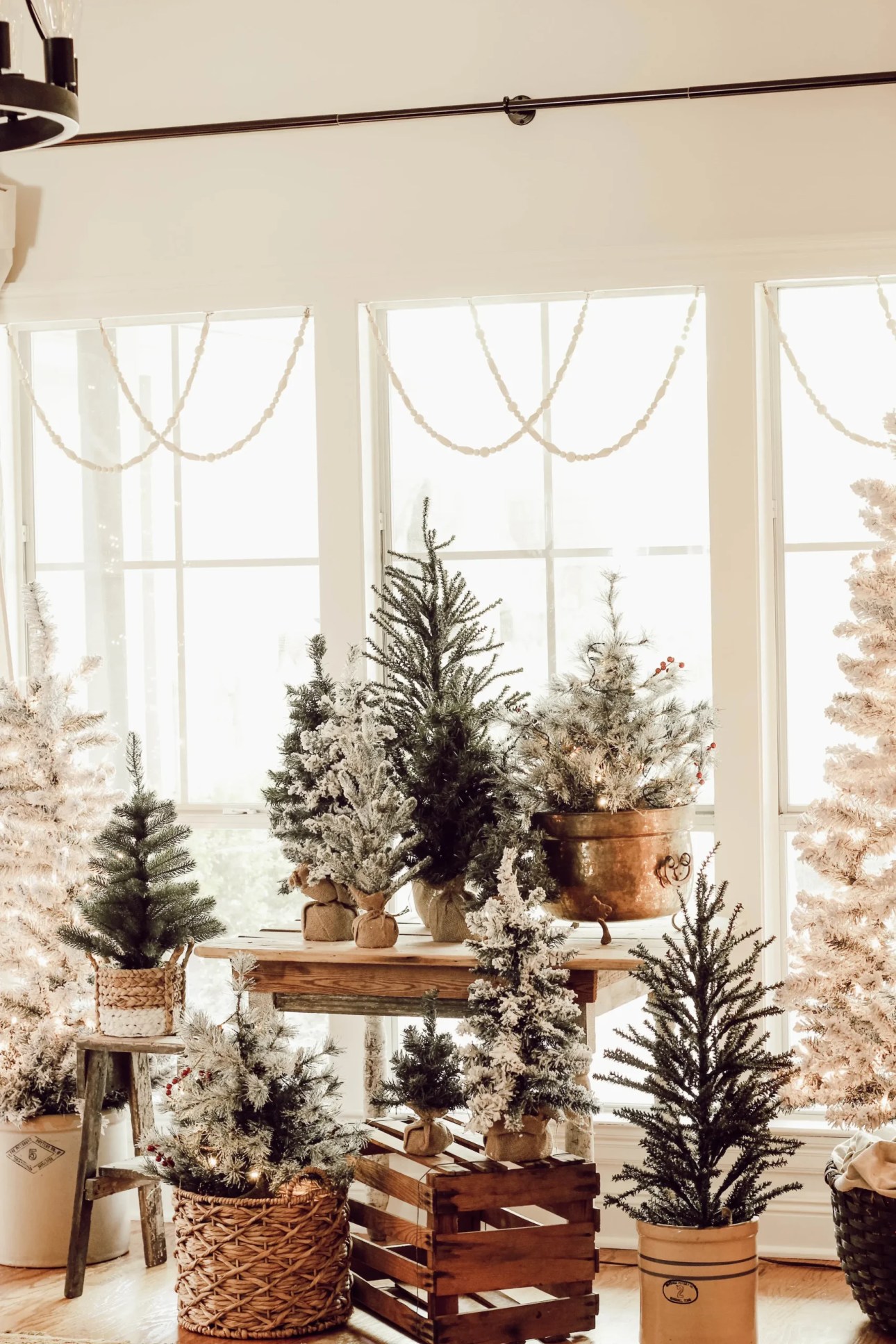 Opulent Glam Christmas Living Room