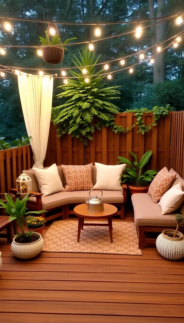 Monochromatic Living Room with Subtle Gold Accents