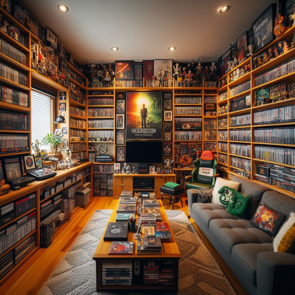 Luxurious Dark Media Room