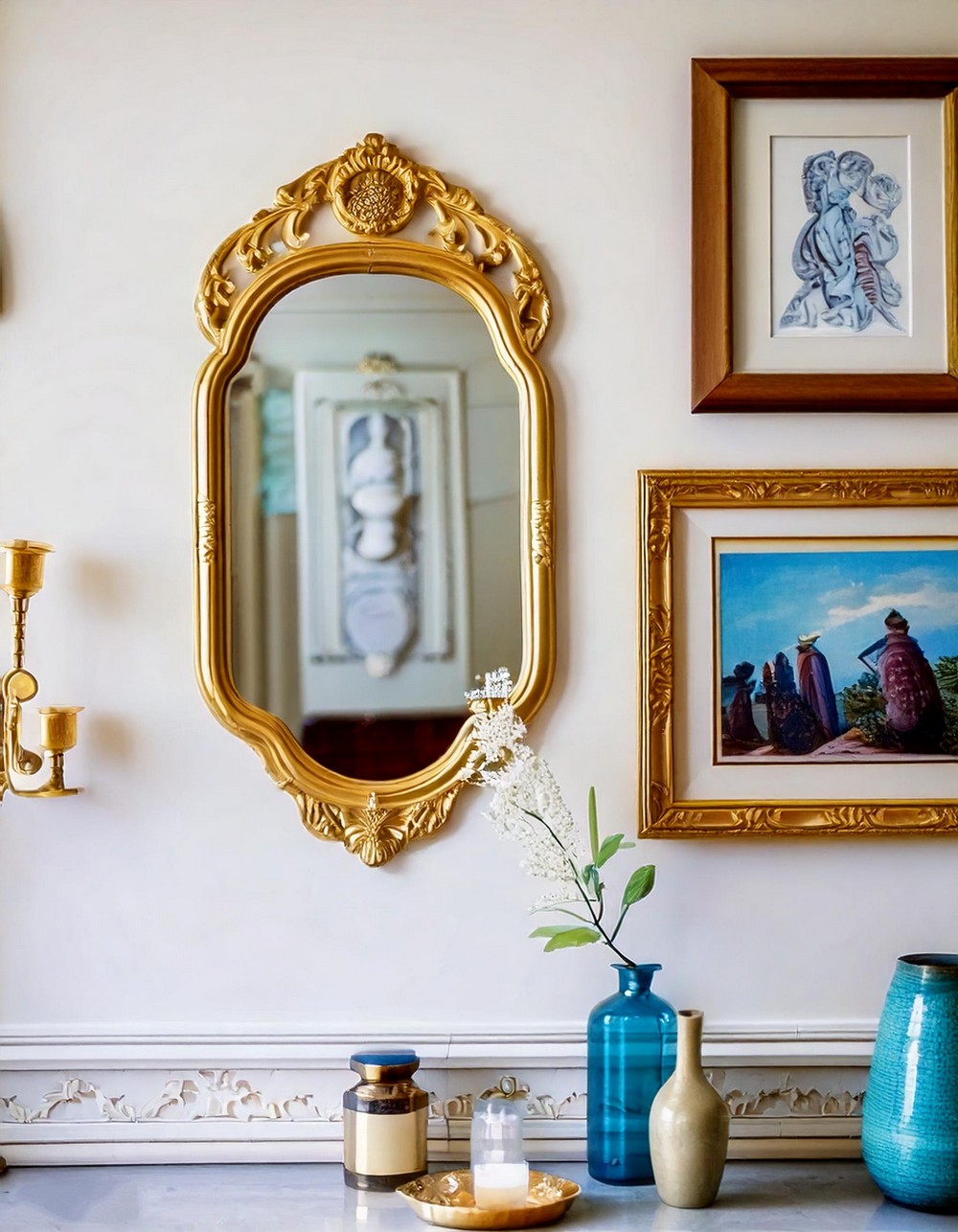 Refined Heritage – Antique Elements Accent Wall