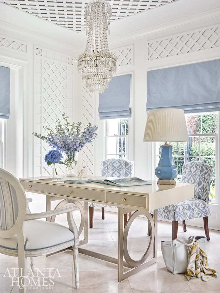 Classic Library with a Gallery Wall Twist