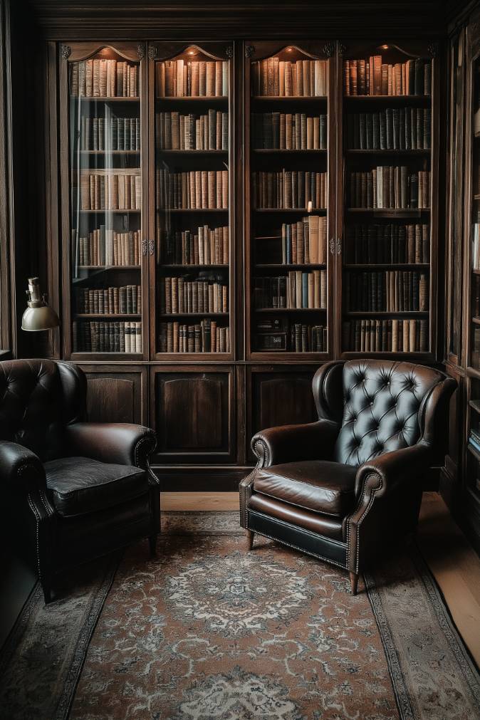 Stylish Lounge Area in the Attic Library
