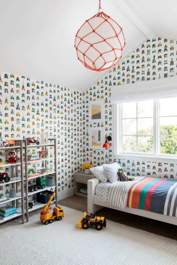 Toddler Room Storage with Rustic Cube System