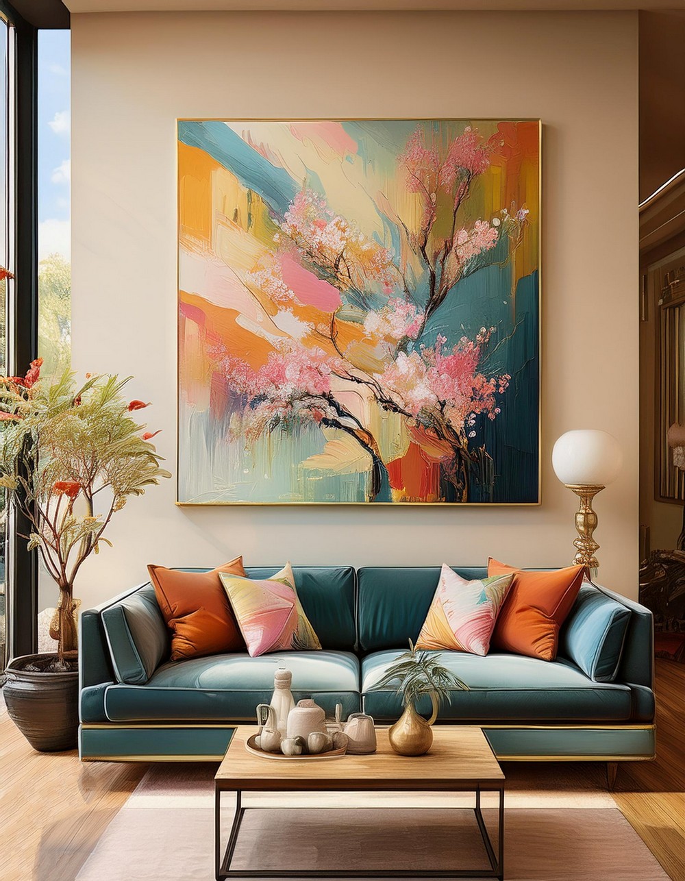 Artistic Sophistication – Large Scale Abstract Painting