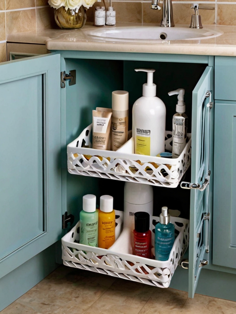 Make Use of Slim Shelving for Compact Bathroom Storage