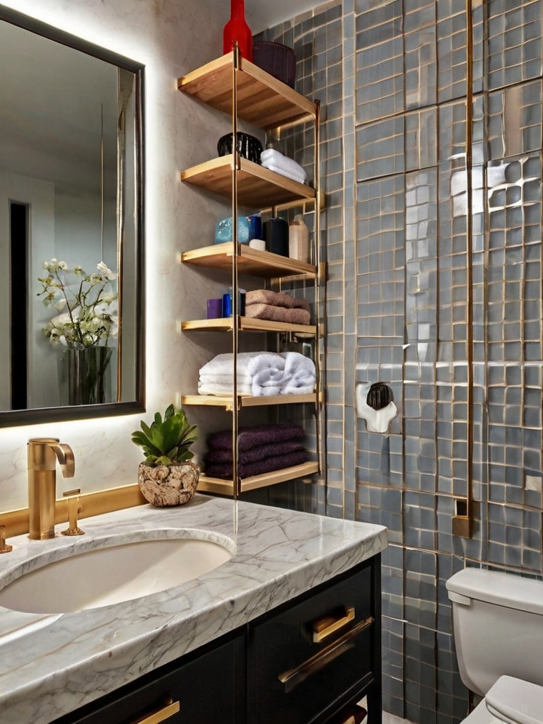 Schedule-Friendly Rotating Caddies for Bathroom Closet Organization Ideas