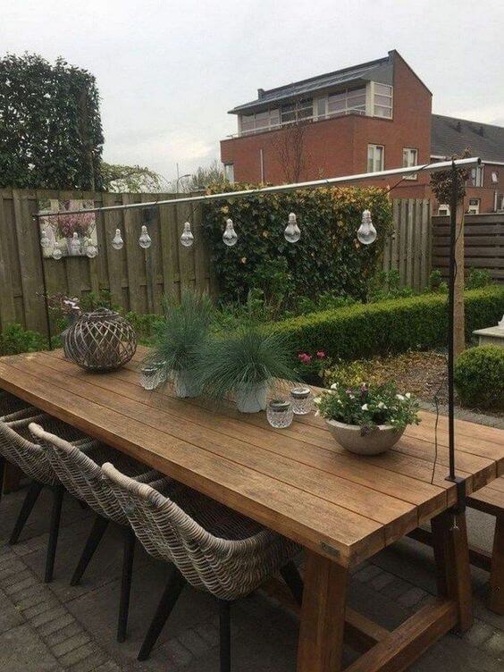 Rustic Outdoor Dining Barndominium Oasis