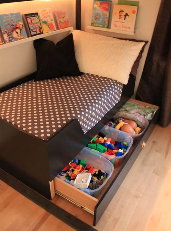 Playful Kids Bedroom Storage Solution