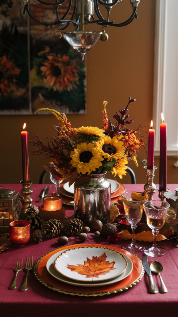 Seasonal Dining Table Decor