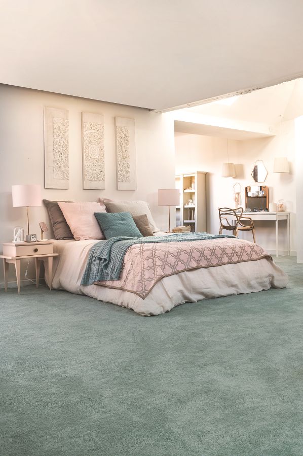 Elegant Neutral Bedroom with Subtle Textured Details