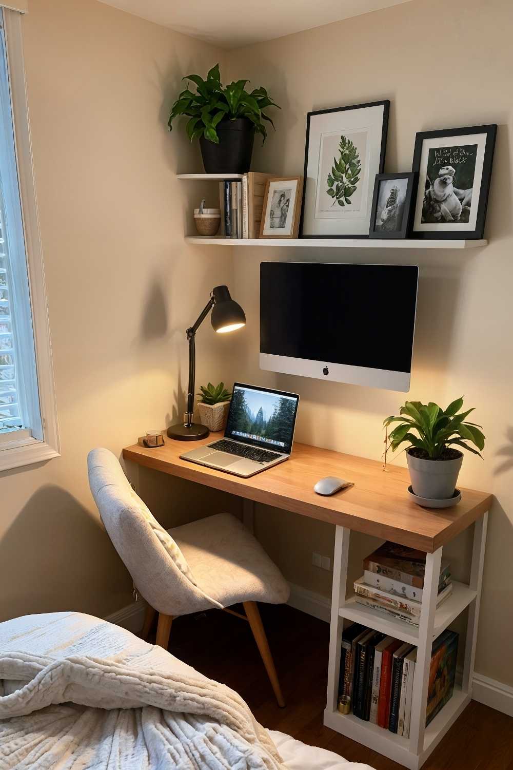 Sleek Dual-Tone Tech Haven