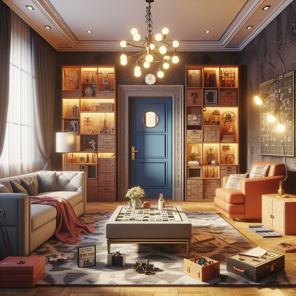 Boho-Inspired Relaxation and Gaming Space