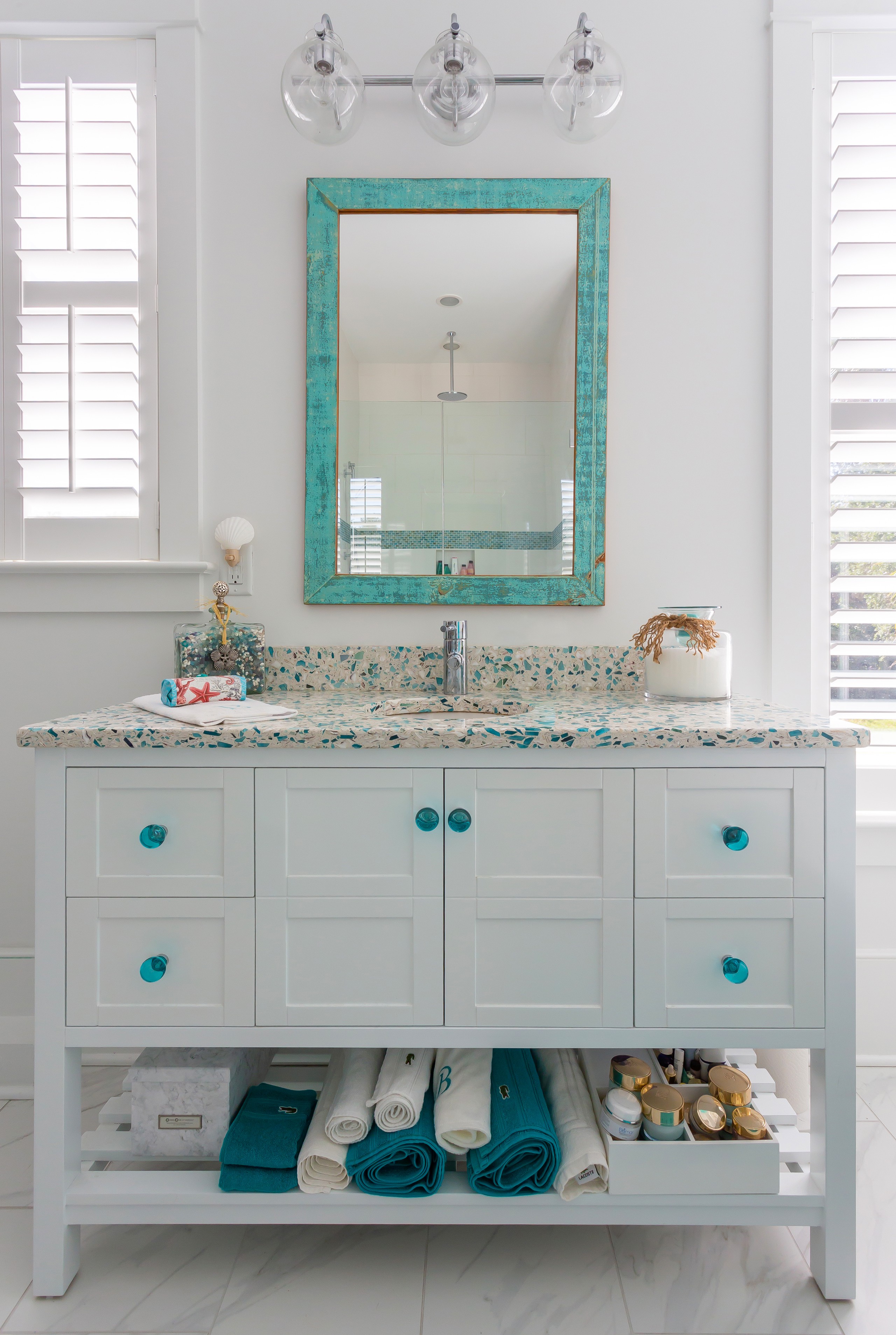 Aquatic Turquoise with Eco-Inspired Textures