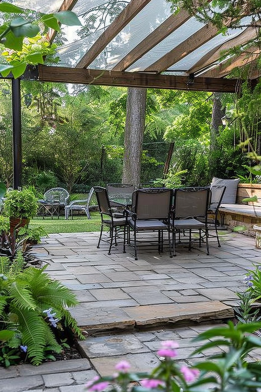 Chic Modern Backyard Patio