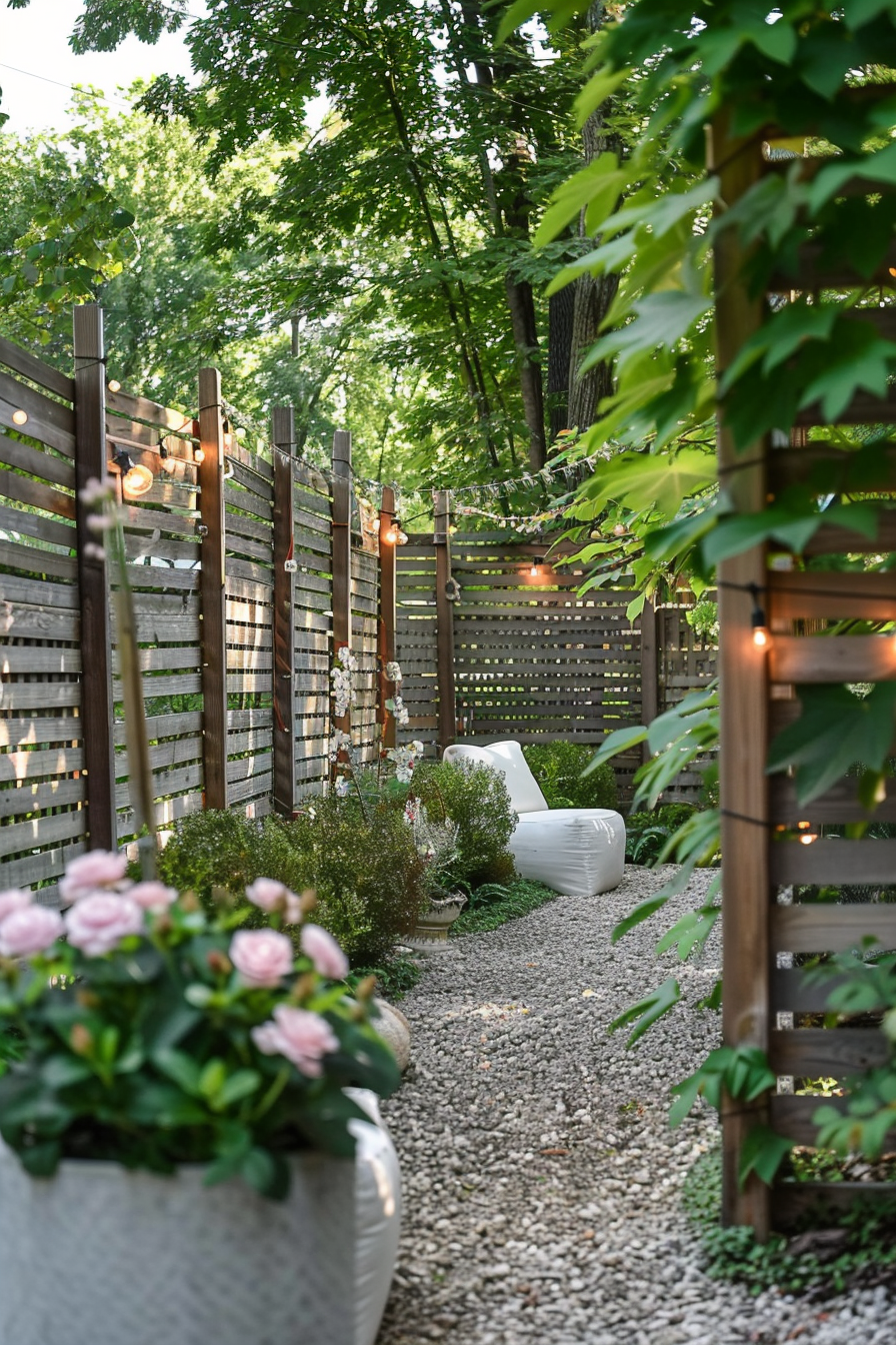 Ultra-Modern Privacy Slat Panels