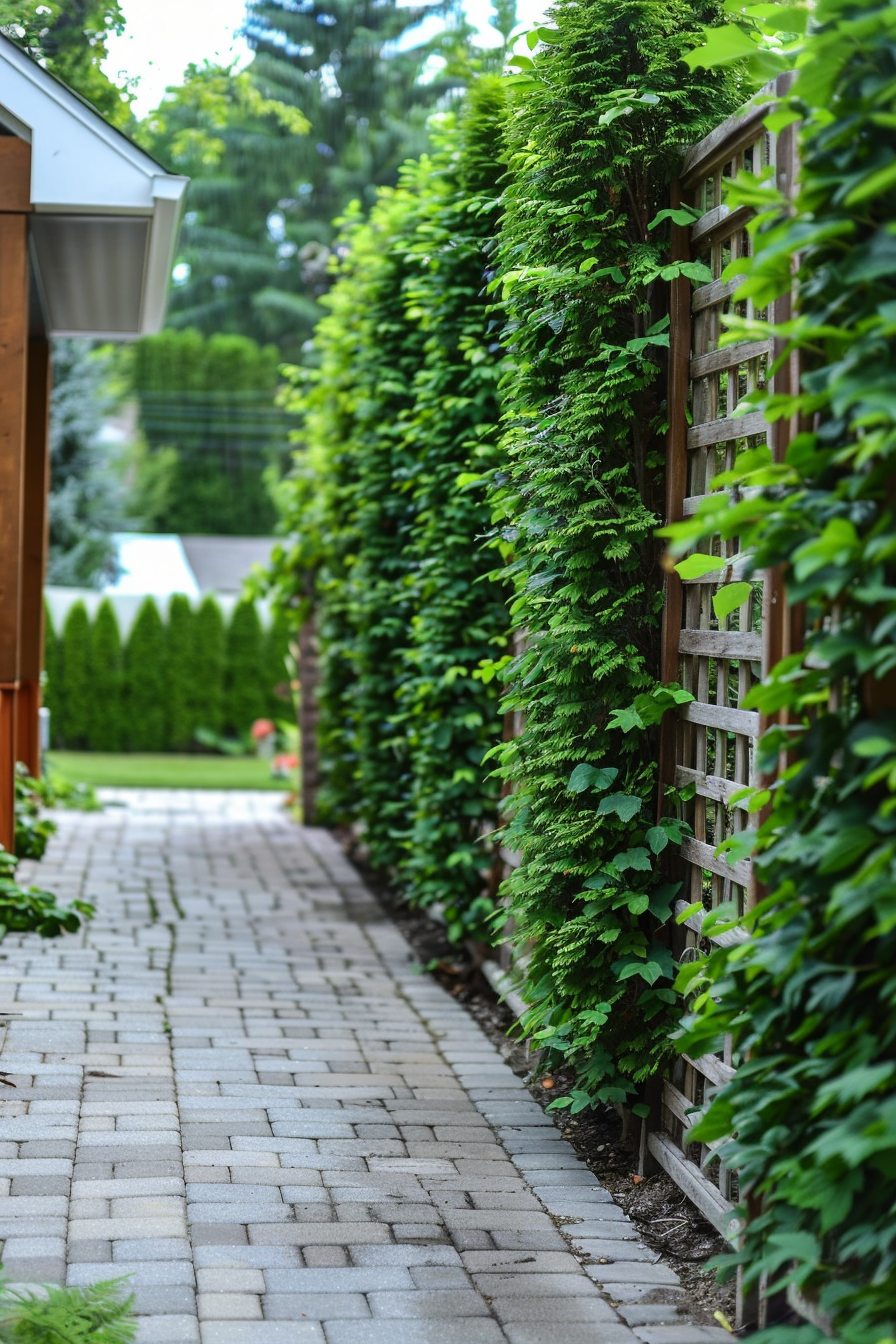 Laser-Cut Contemporary Privacy Screen
