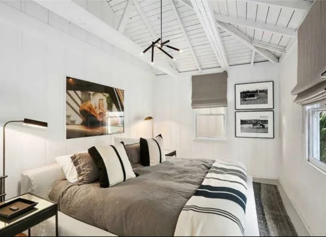 Layered Lighting in a Soft Contemporary Bedroom