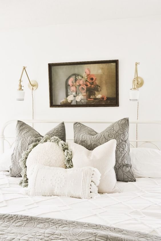 Layered Lighting with Bold Sconces