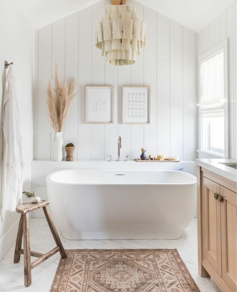 Elegant Warmth with Wooden Accents